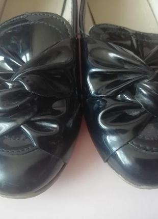 Лаковые туфельки zara, размер 275 фото