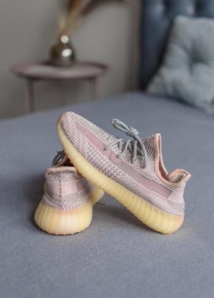 Женские крутые рефлективные кроссовки adidas yeezy boost 350 v2 🆕адидас изи буст🆕3 фото