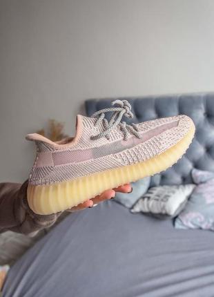 Женские крутые рефлективные кроссовки adidas yeezy boost 350 v2 🆕адидас изи буст🆕8 фото