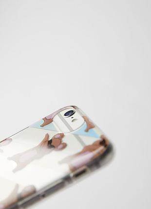 Силиконовый чехол на iphone 6,7,8 plus bershka оригинал 3
