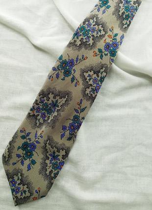 Pierre lorrain milano галстук шёлк милан качество люкс с васильками3 фото