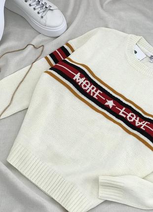 Молочний, теплий светр jennifer 6