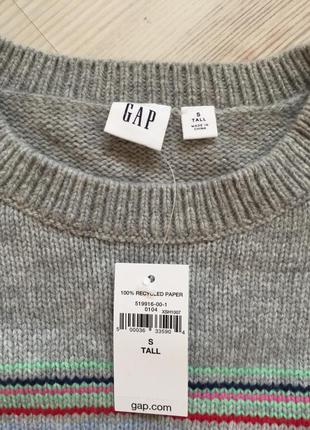 Сукня туніка, светр, шерсть, меринос, merino,gap,2 фото