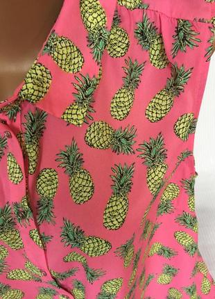 Розкішна сорочка , блуза в ананасах3 фото