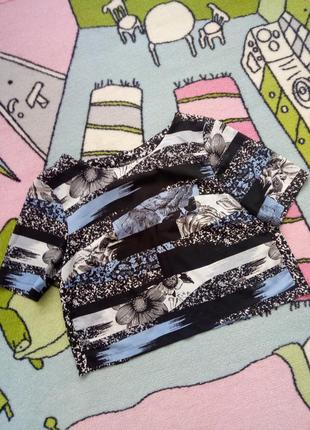 Кроп топ блузка открытая спинка