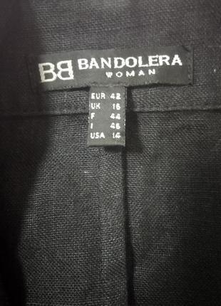 Льняная блуза жакет с коротким рукавом на молнии, bandolera4 фото