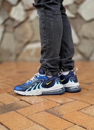 Мужские синие спортивные легкие кроссовки nike air max 270 react 🆕найк аир макс 270🆕4 фото