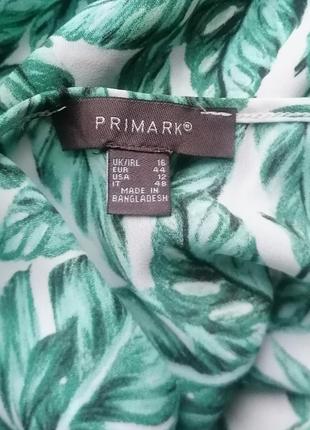 Тренд блуза майка primark (тропический принт под брюки, джинсы, юбка, шорты, шляпа)2 фото