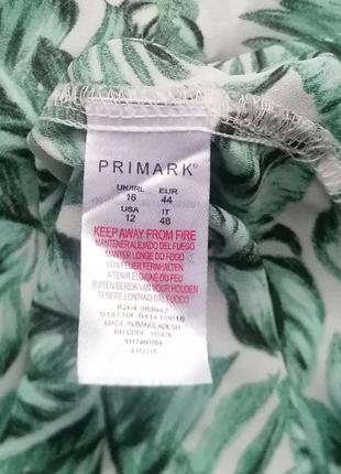 Тренд блуза майка primark (тропический принт под брюки, джинсы, юбка, шорты, шляпа)3 фото