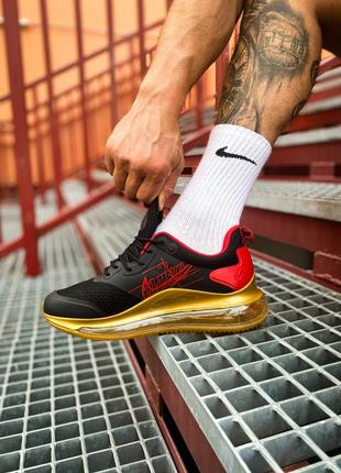 Nike air max 720 gold, мужские кроссовки найк аир макс весна-осень