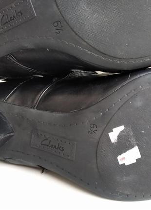 Ботильоны clarks из кожи и замши коллекция ankle boot softwear7 фото