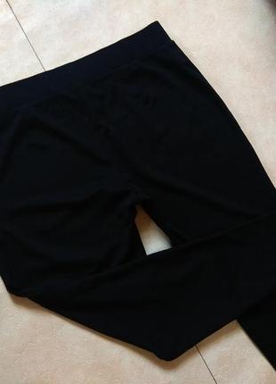 Стильные черные спортивные штаны с высокой талией m&s, 16 размер.5 фото