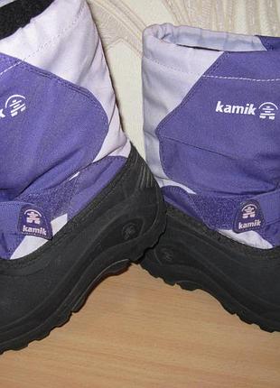 Продам демисезонные  термо сапоги фирмы kamik 32 размера