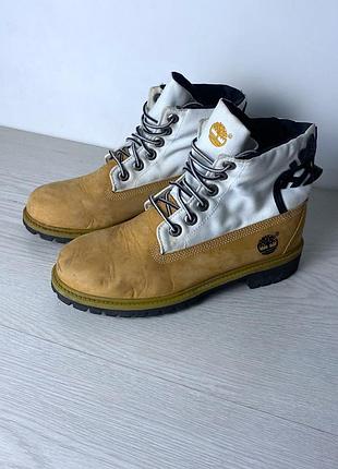 Ботинки сапоги timberland кожаные 2