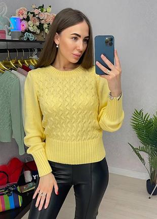 Ажурний светр в'язаний 2