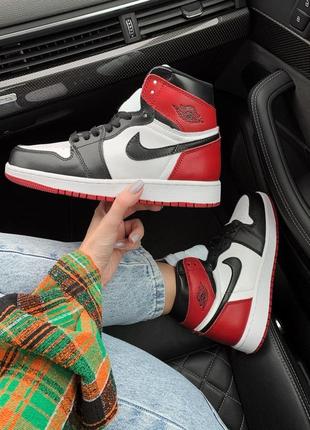 Nike air jordan 1 retro hight red 🆕шикарные кроссовки найк🆕купить наложенный платёж4 фото