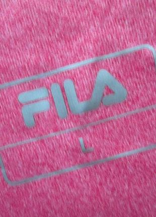 Шикарная фирменная спортивная меланжевая футболка fila оригинал6 фото