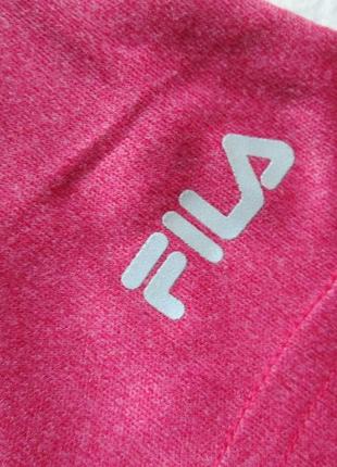 Шикарная фирменная спортивная меланжевая футболка fila оригинал5 фото