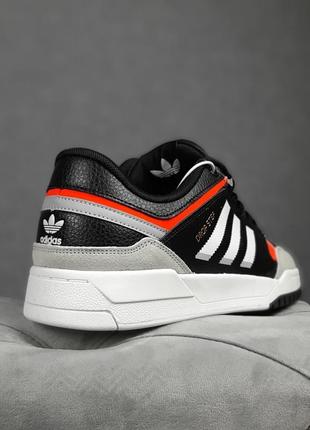 Стильные мужские кроссовки adidas drop step чёрные с серым4 фото