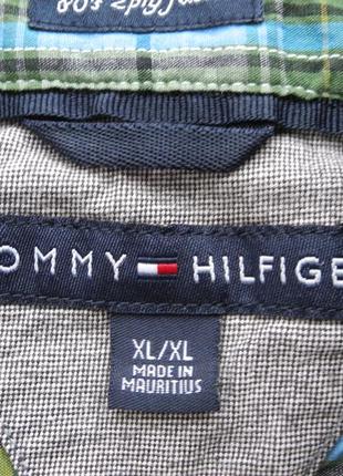 Рубашка tommy hilfiger  р. xl ( mauritius usa ) сост нового5 фото