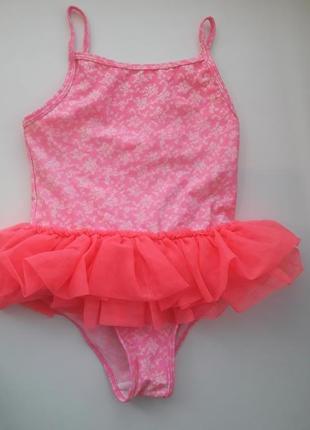 Купальник сдельный с фатином на 4 года