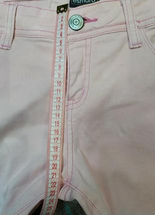 Розовые стрейч котоновые джинсы брюки , очень нежные5 фото