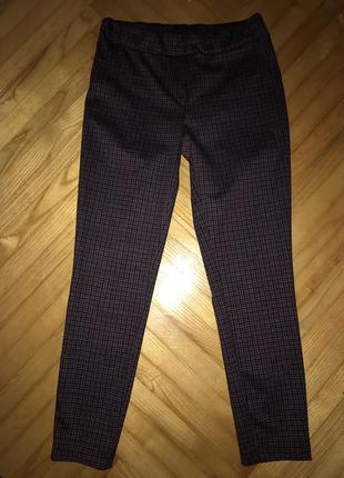 Комфортні італійські брюки стрейч в клітку! р.-46 італ