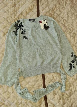 Новая очень красивая кофта шерсть вышивка