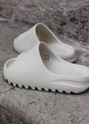 Тапки yeezy slide bone  тапочки шлепки3 фото