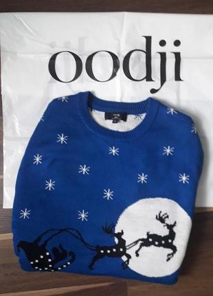 Oodji светр з оленями, розмір м3 фото