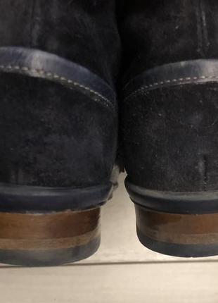 Мужские кожаные ботинки (42р.)10 фото