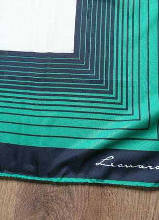 Подписной платок известного бренда leonardi/ 77 х3 фото