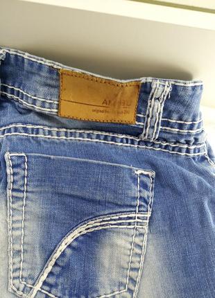 Amisu джинсы с открытыми коленами7 фото