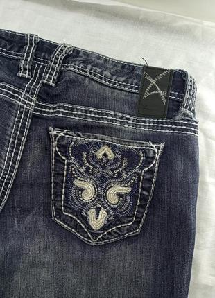Amethyst джинсы стильные стилизированные брендовые прямые5 фото