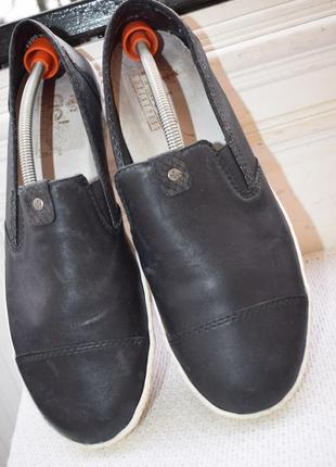 Кожаные туфли мокасины слипоны riekerр.41 27 см6 фото