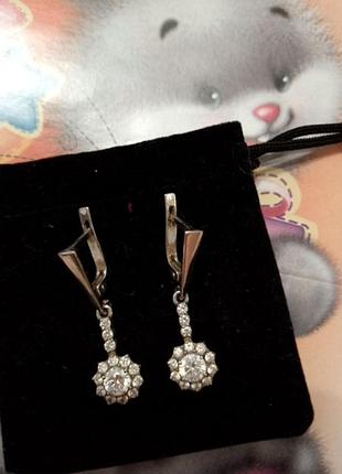 Сережки срібло