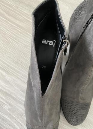Кожаные сапоги ботинки ara4 фото