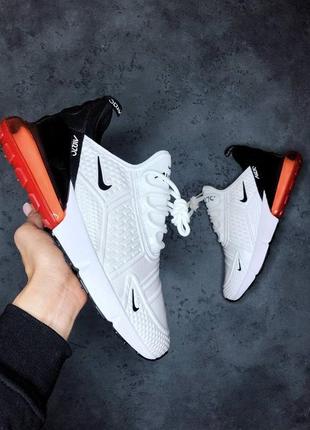 Чоловічі кросівки nike air max 270 white\red