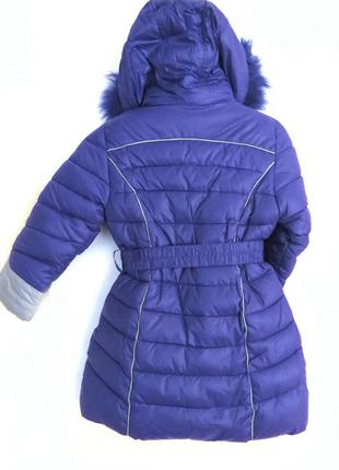 Зимова куртка півпальта для дівчинки 3-4 роки3 фото