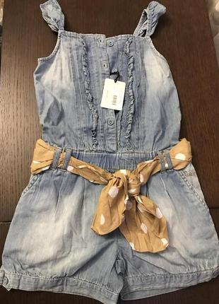 Новий джинсовий комбінезон geox на 5 років