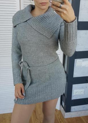 Теплый свитер туника
