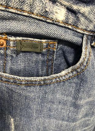 Летние джинсы кюлоты pull&bear 5