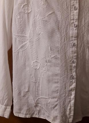 M&s р. 16 100% бавовна сорочка блуза5 фото
