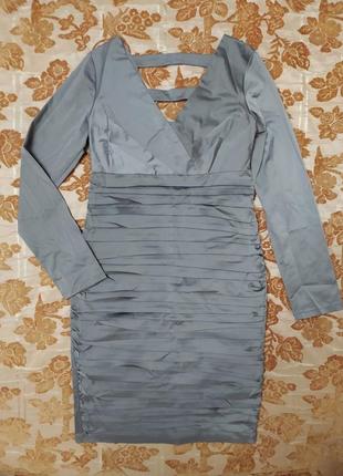 Платье defile lux с красивой спинкой, сост. нового. размер 42. сток!5 фото
