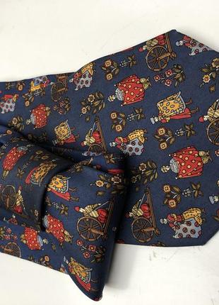 Вінтаж,шовкова краватка,краватка,люкс бренд,унісекс,7 фото