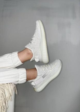 Adidas yeezy boost 350 white refl🆕шикарные кроссовки адидас🆕купить наложенный платеж4 фото