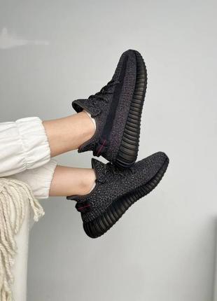 Adidas yeezy boost 350 black all refl🆕шикарні кросівки адідас🆕купити накладений платіж