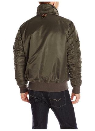 Мужская куртка ingector flight jacket gray alpha industries9 фото