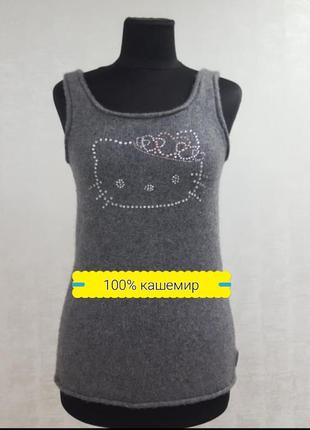 Hello kitty кашемировая жилетка
