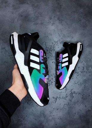 Мужские кроссовки adidas eqt black\white reflective